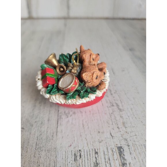 Scottish Terrier Santa had gifts mini ornament Xmas dog pet - Picture 3 of 5